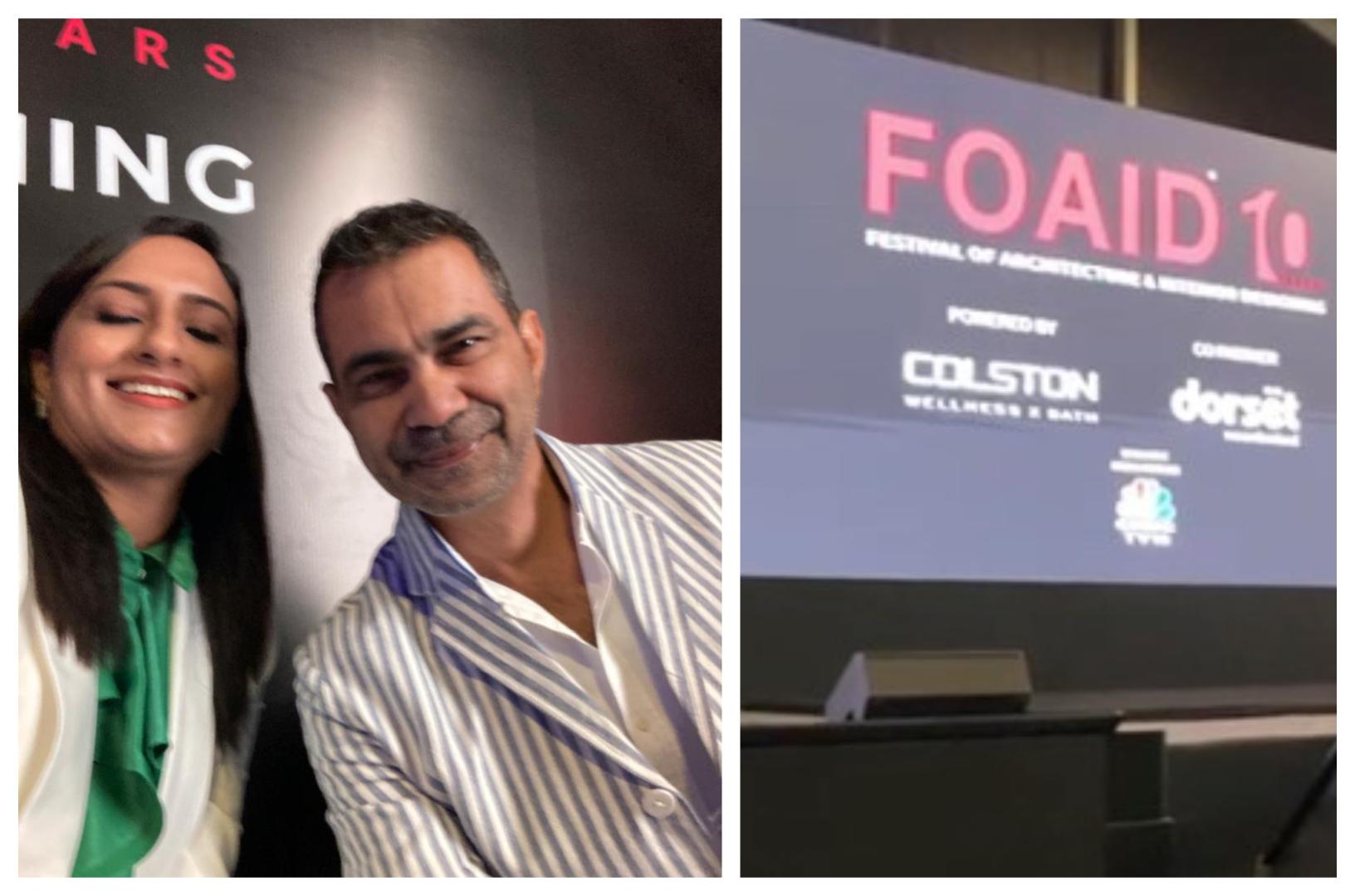 Best Female Emcee in Delhi/Gurgaon doing FOAID Architecture Event